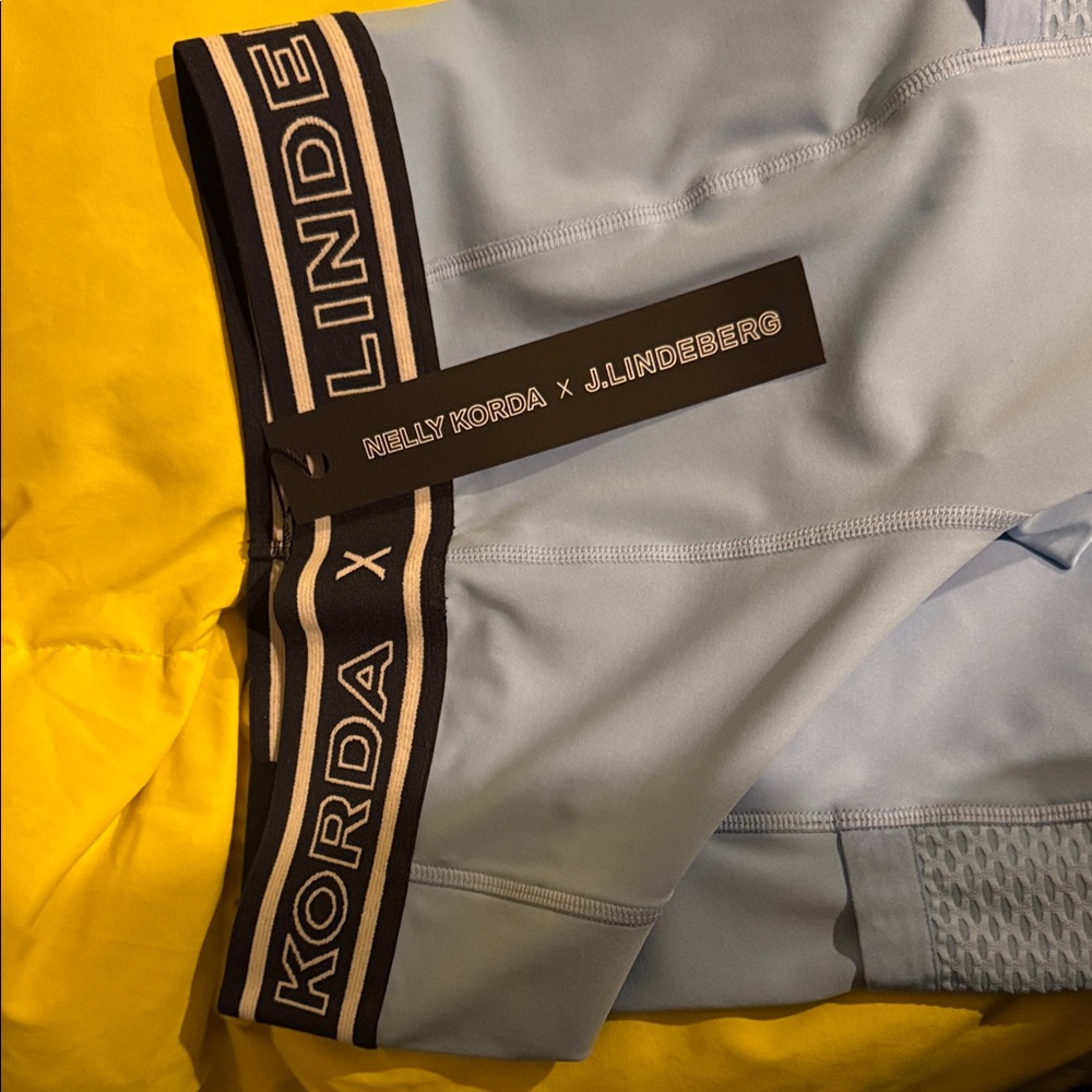 J.Lindeberg Light Blue Leggings Nelly Korda - Picture 2 of 5